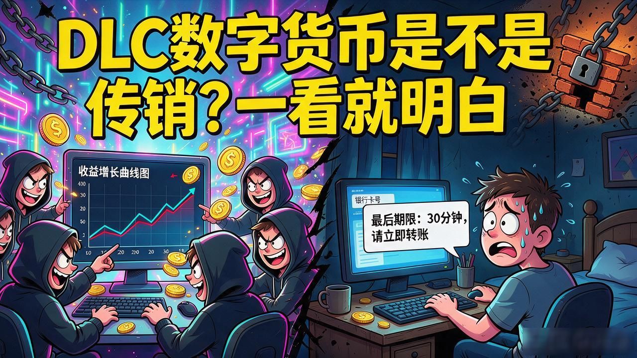躺赚月入过万DLC骗局案例_DLC数字货币传销骗局_dlc数字货币是传销