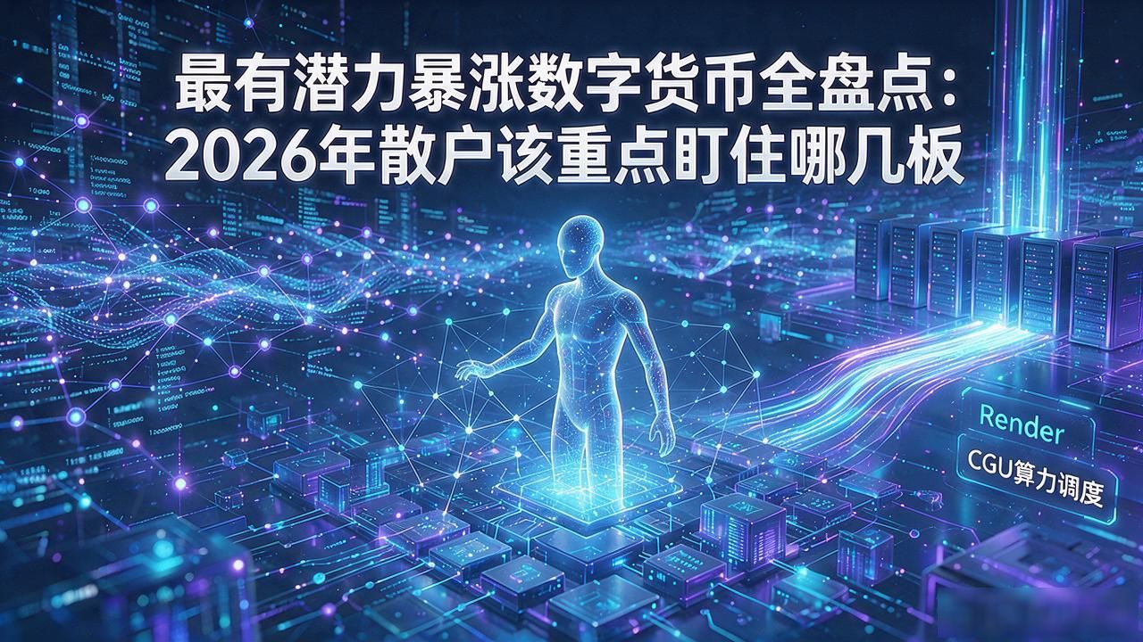 最有潜力暴涨数字货币全盘点：2026年散户该重点盯住哪几枚
