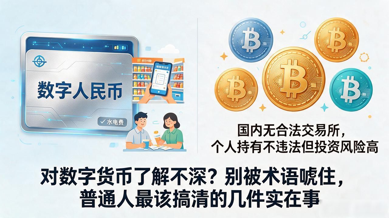 对数字货币了解不深？别被术语唬住，普通人最该搞清的几件实在事