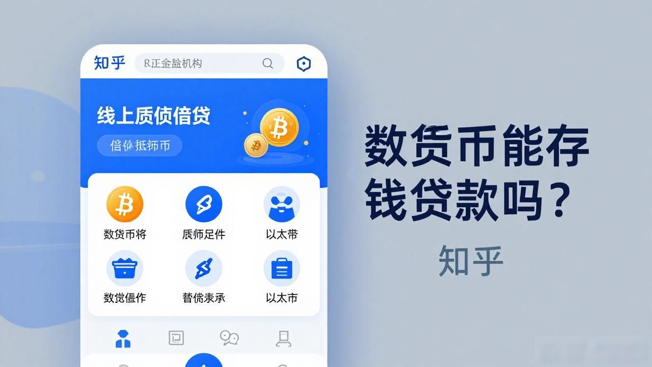 数字货币能存钱贷款吗？看知乎高赞回答就懂了