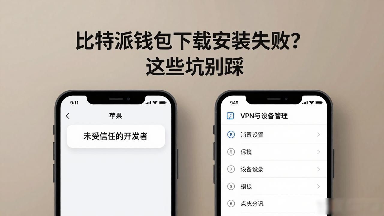 下载安装比特派钱包APP的常见错误与解决方法_下载比特派钱包APP_比特派钱包安装教程