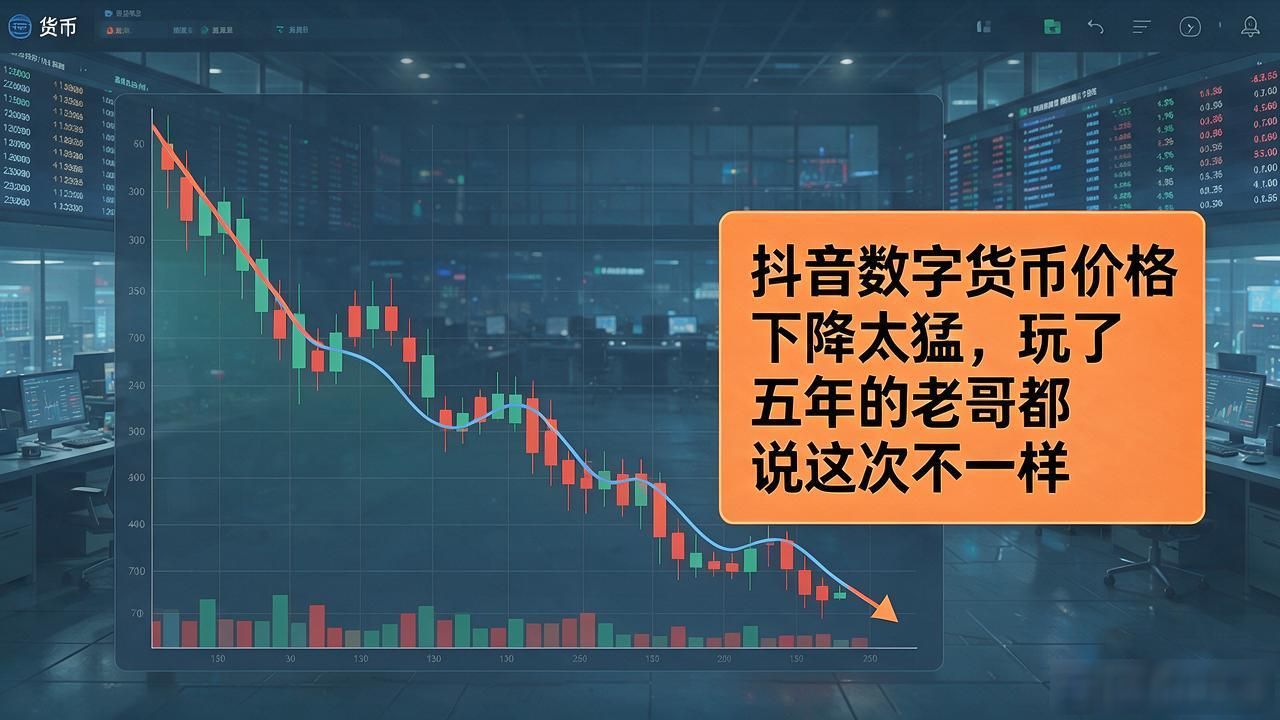 抖音数字货币价格下降太猛，玩了五年的老哥都说这次不一样