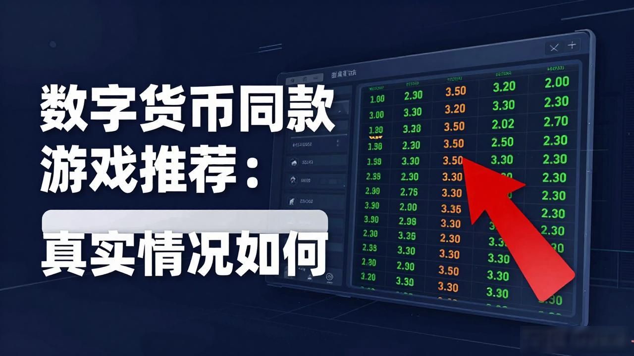 数字货币同款游戏推荐：边玩边赚真实情况如何