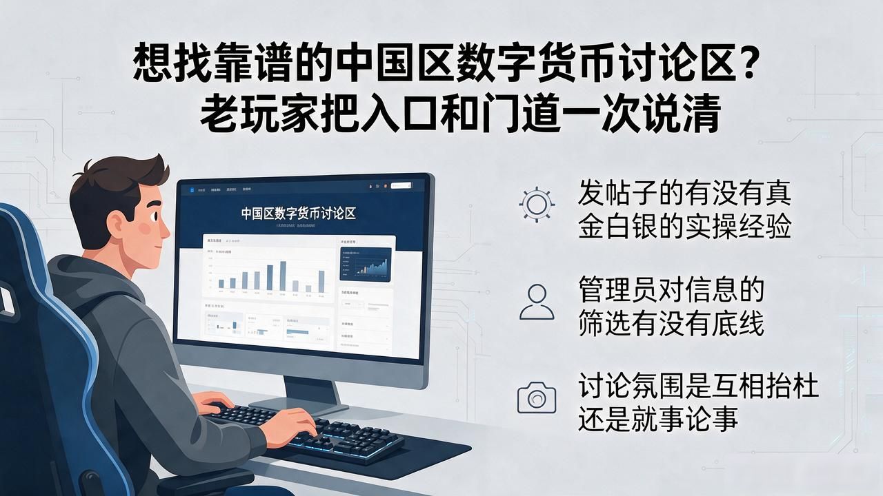 想找靠谱的中国区数字货币讨论区？老玩家把入口和门道一次说清