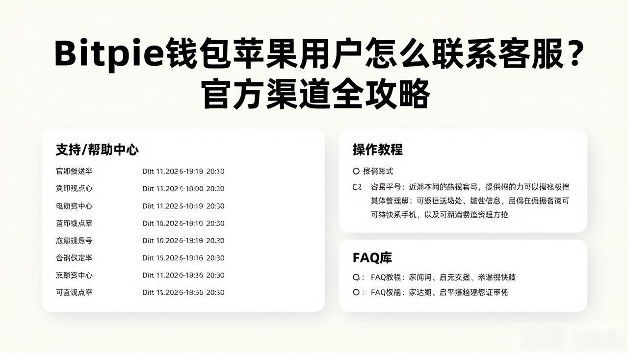 Bitpie钱包App内部客户支持入口_Bitpie钱包iPhone用户客服渠道_Bitpie钱包的客户支持:苹果用户的帮助渠道