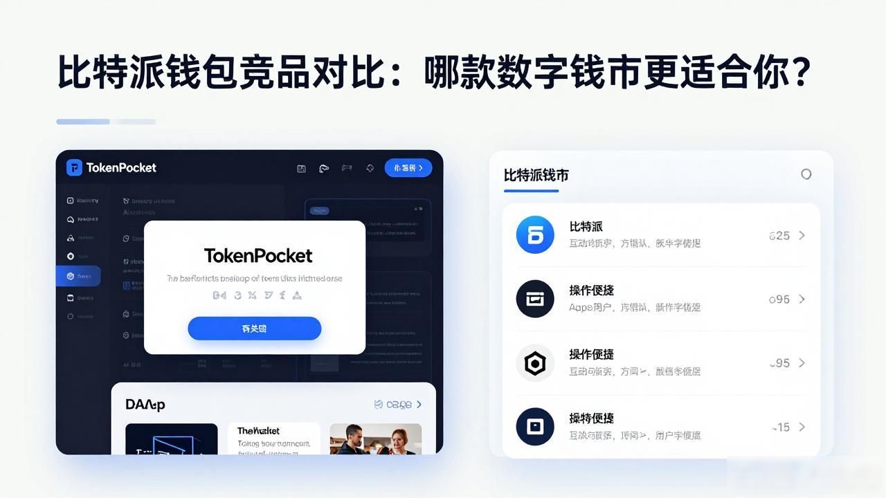 比特派钱包竞品对比：哪款数字钱包更适合你？
