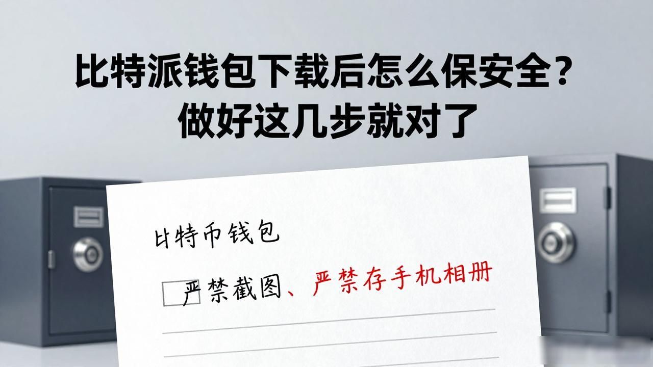 比特派钱包下载后怎么保安全？做好这几步就对了