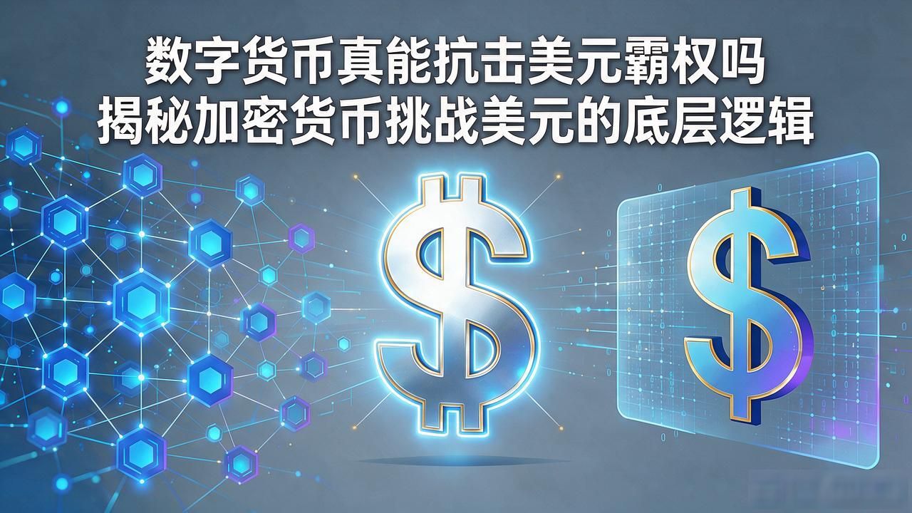 数字货币真能抗击美元霸权吗 揭秘加密货币挑战美元的底层逻辑