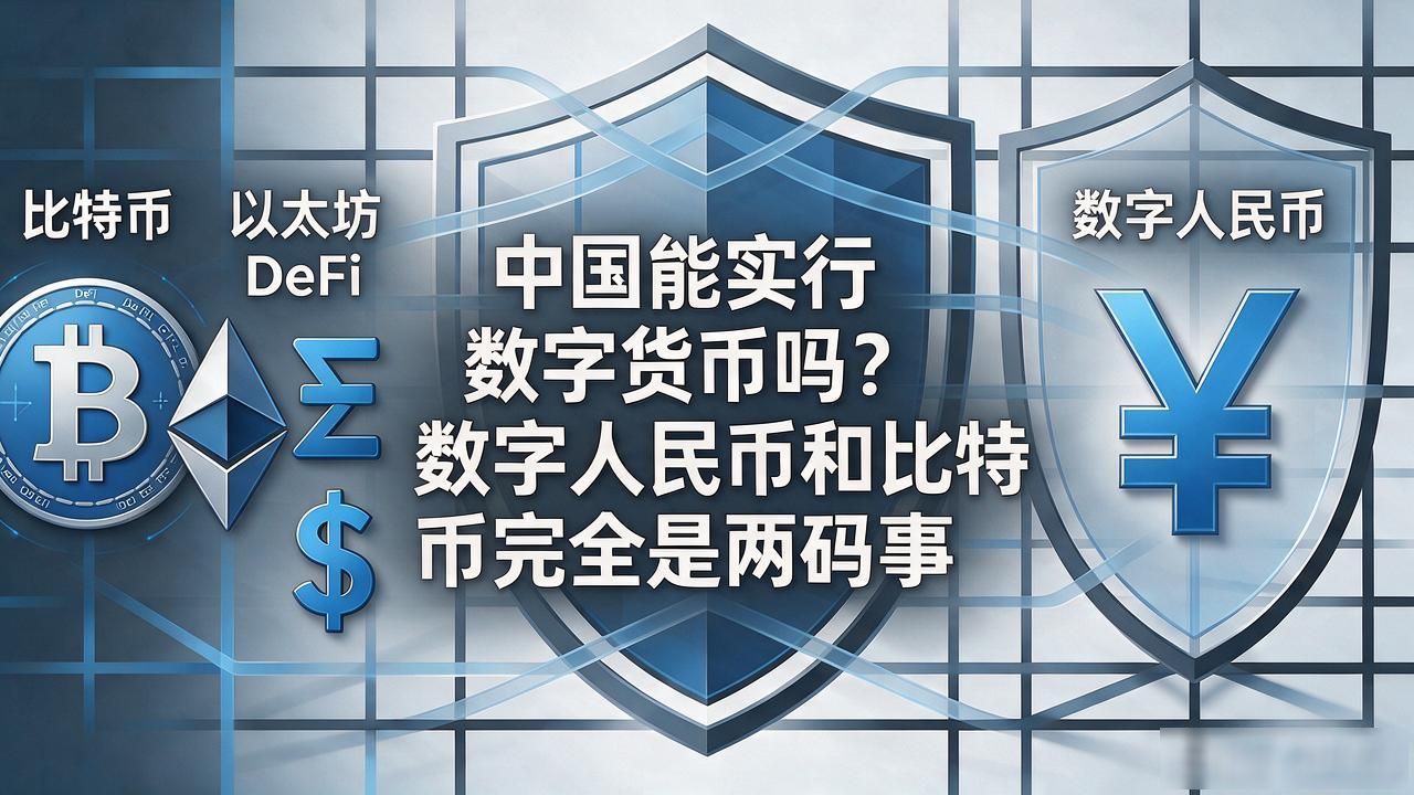 中国能实行数字货币吗？数字人民币和比特币完全是两码事