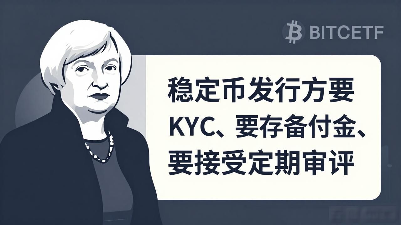 耶伦对数字货币什么态度 稳定币立法到现在为什么还没落地
