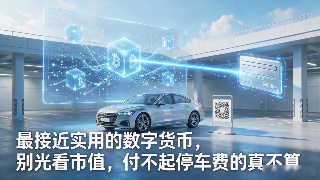 最接近实用的数字货币，别光看市值，付不起停车费的真不算