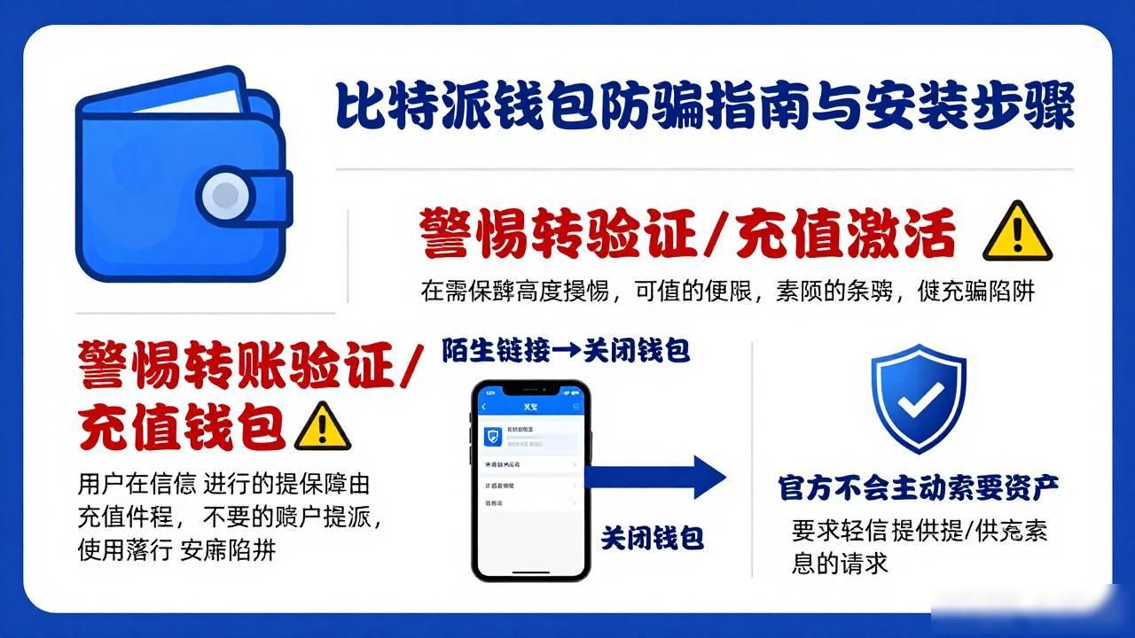 使用比特派钱包的防诈骗技巧及安装说明_警惕诈骗手段_比特派钱包安全使用