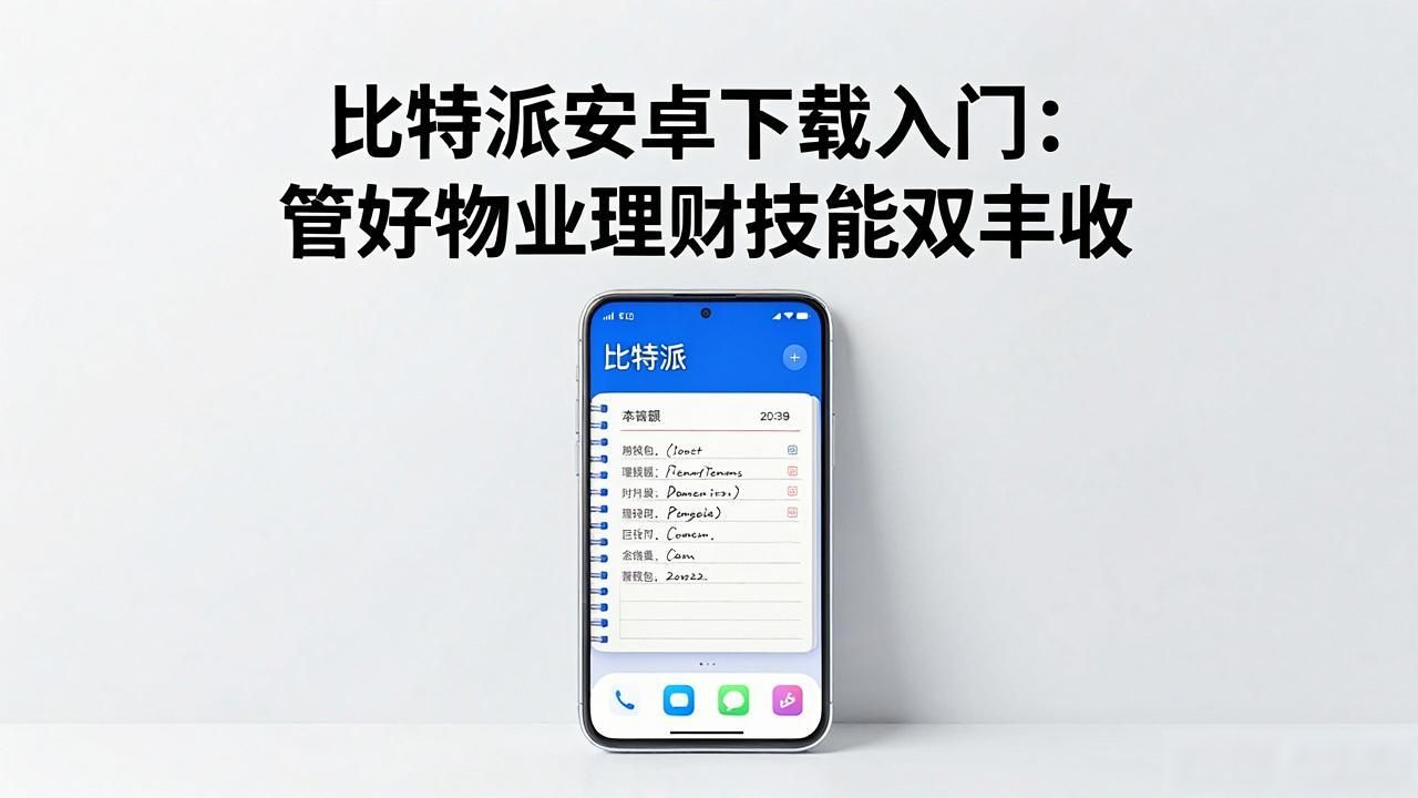 比特派安卓下载入门：管好物业理财技能双丰收