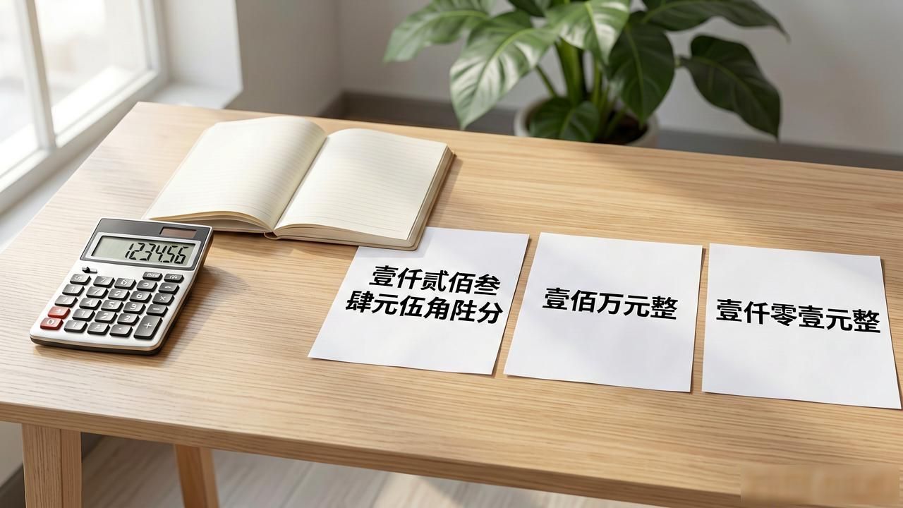 金额大写怎么转换？财务教你规范写法