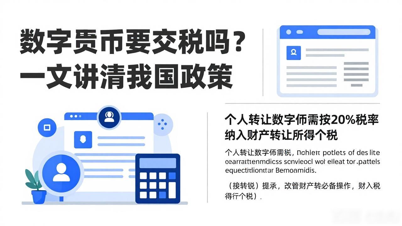 数字货币要交税吗？一文讲清我国政策