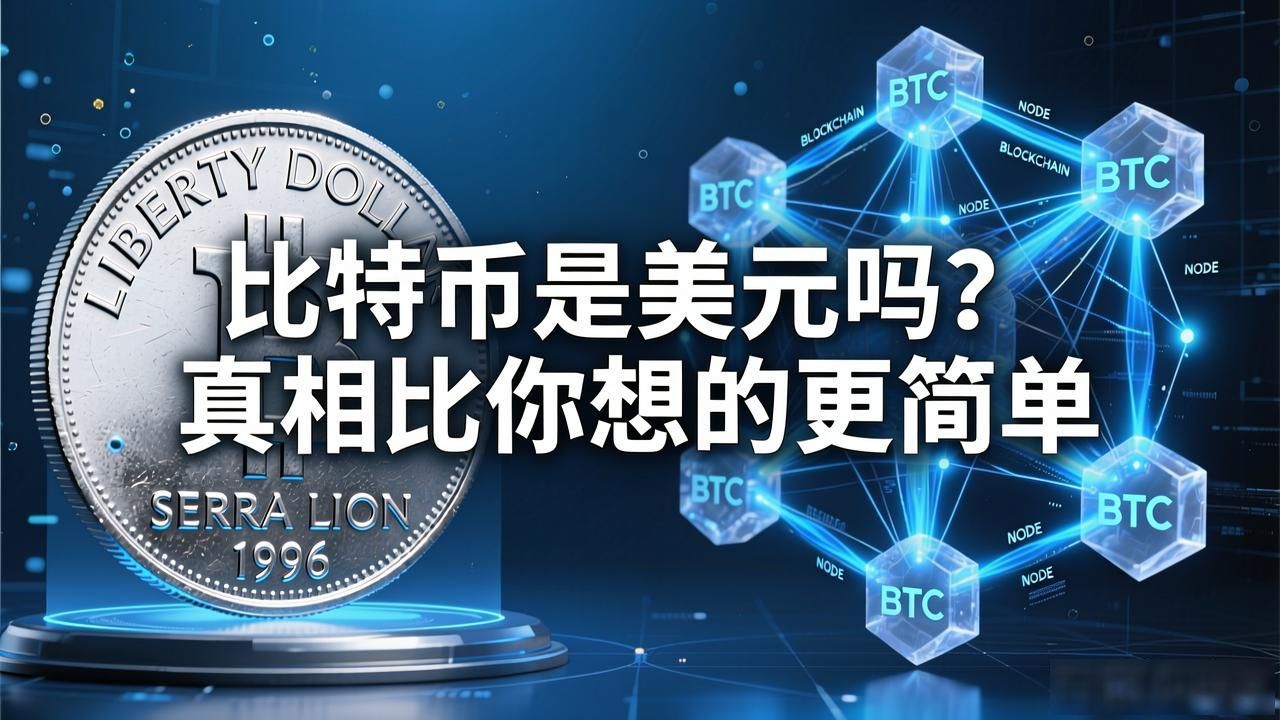 比特币是美元吗？真相比你想的更简单