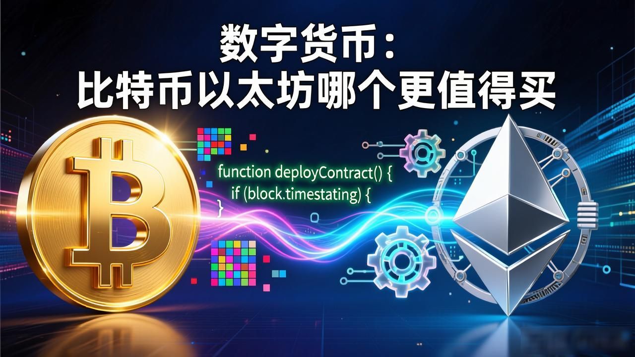 数字货币大全：比特币以太坊哪个更值得买