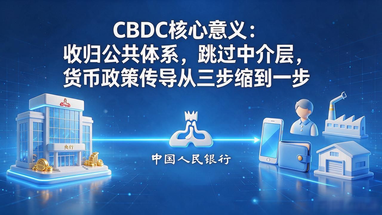 CBDC央行数字货币货币政策传导_数字货币货币发行权支付体系代际更替_数字货币背景意义