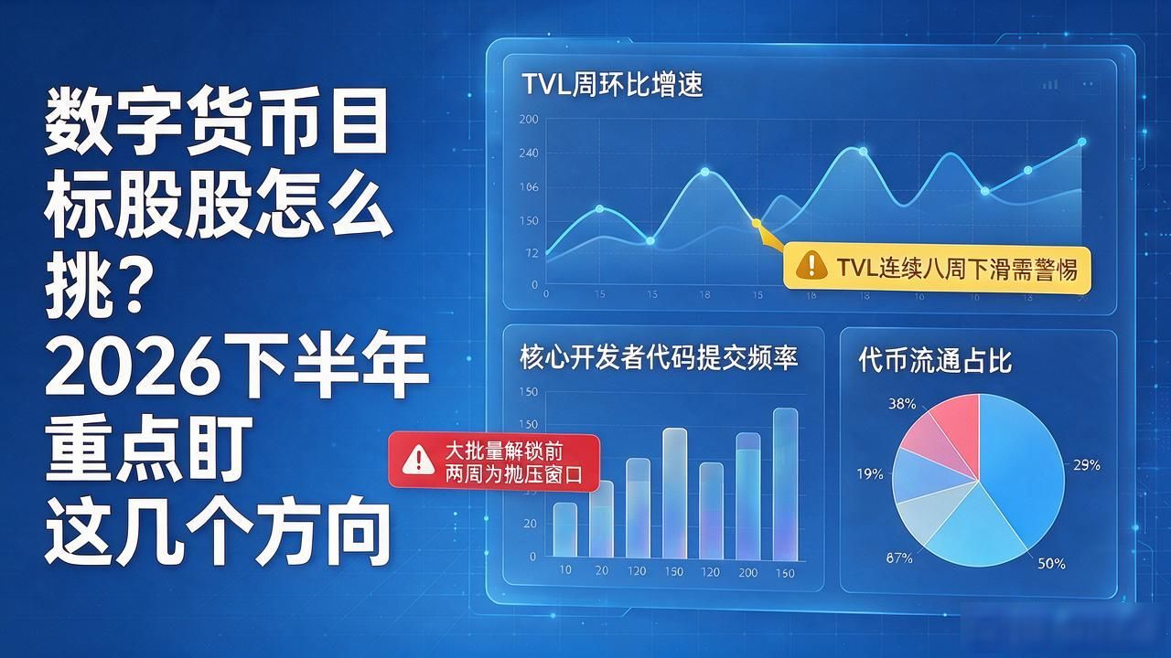 数字货币最新目标股_2026年数字货币市场目标股选择_协议安全性生态活跃度代币经济模型可持续性