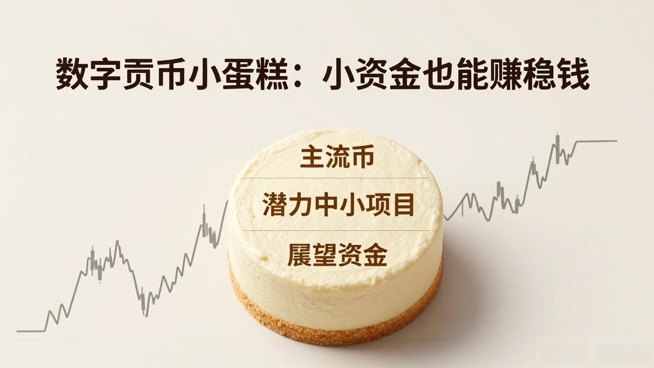 数字货币小蛋糕_分散投资长期持有_数字货币小额稳健配置