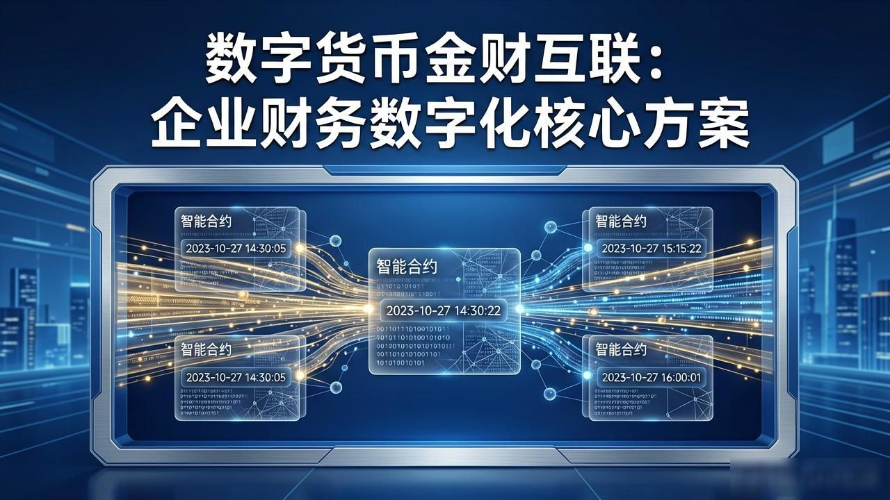数字货币金财互联：企业财务数字化核心方案