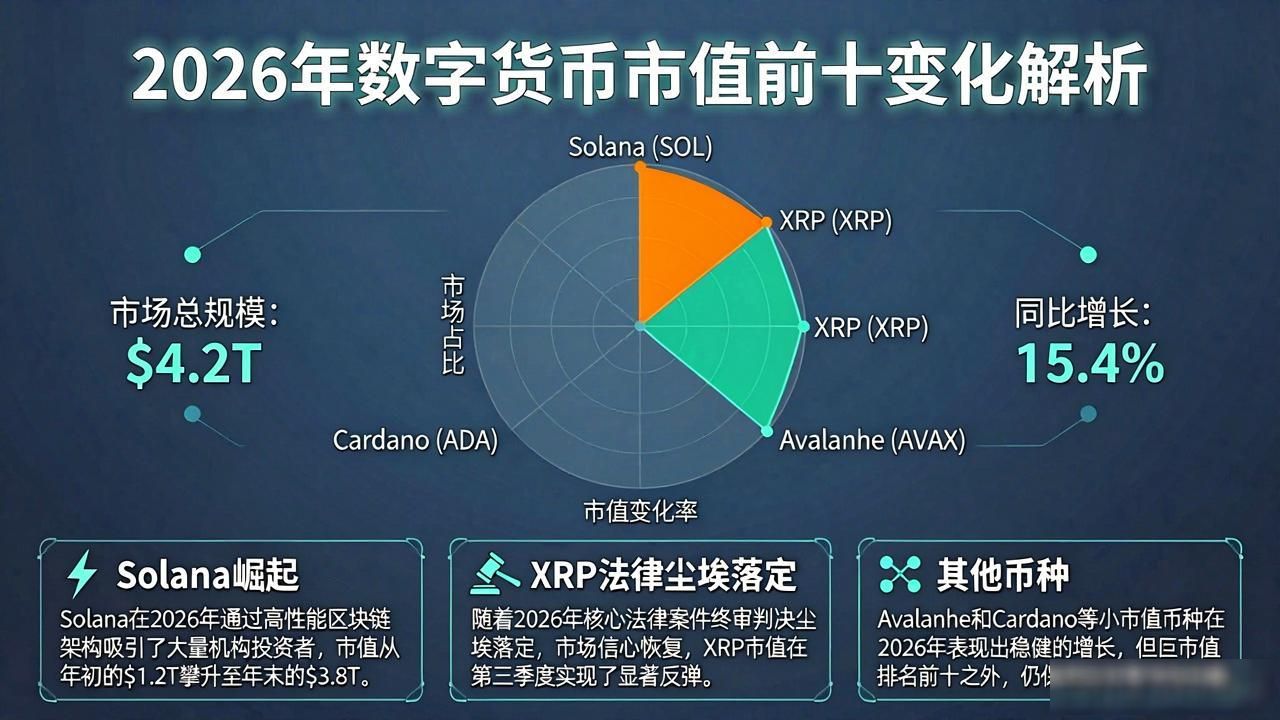 2026年数字货币市值前十变化解析
