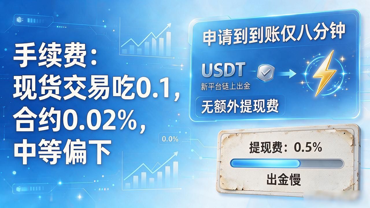 新数字货币币交易平台体验，出金和手续费到底怎么样