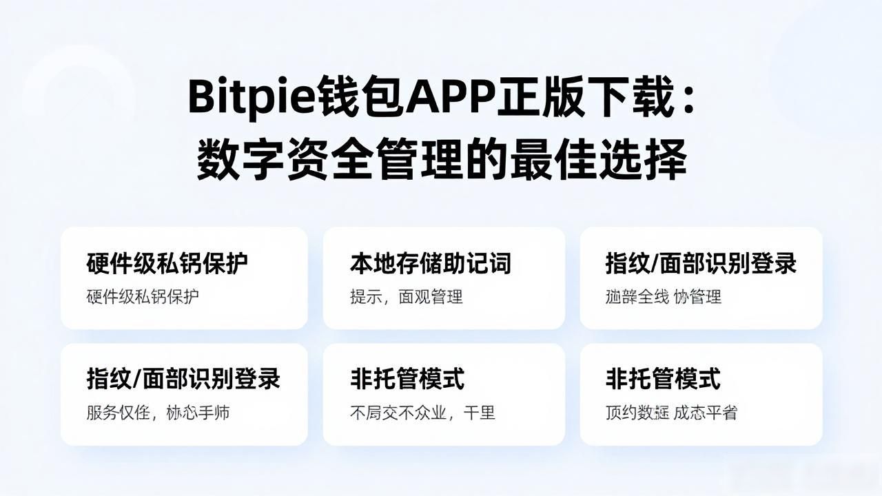 Bitpie钱包APP正版下载:数字资产管理的最佳选择_Bitpie钱包的核心优势_正版Bitpie钱包