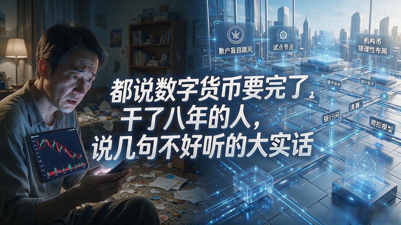 都说数字货币要完了，干了八年的人，说几句不好听的大实话