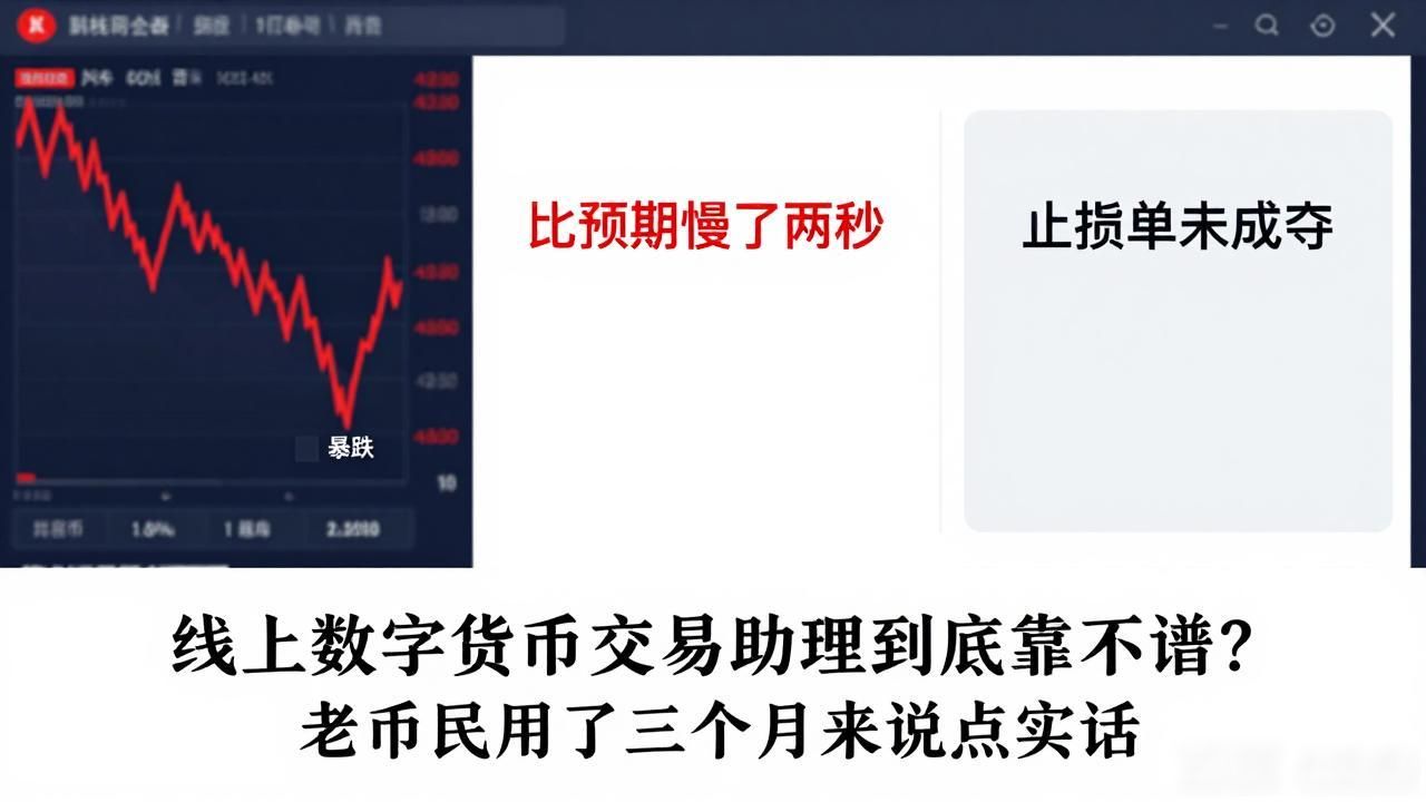 线上数字货币交易助理到底靠不靠谱？老币民用了三个月来说点实话