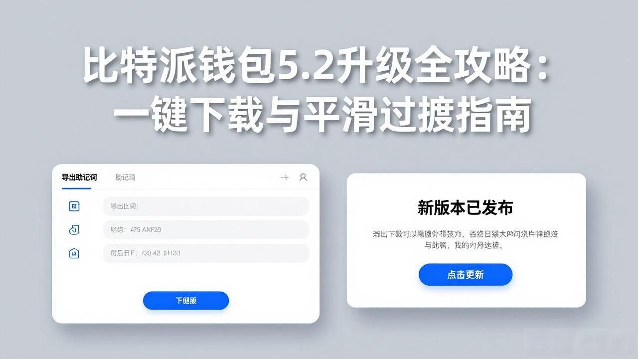 比特派钱包5.2版本更新_比特派钱包5.2下载的升级过程简单指南_比特派钱包下载渠道