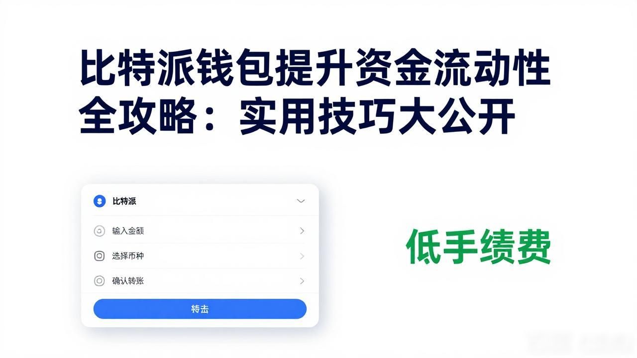 如何通过比特派钱包提升资金流动性？_比特派钱包加密货币转换提升流动性_比特派钱包提高资金流动性
