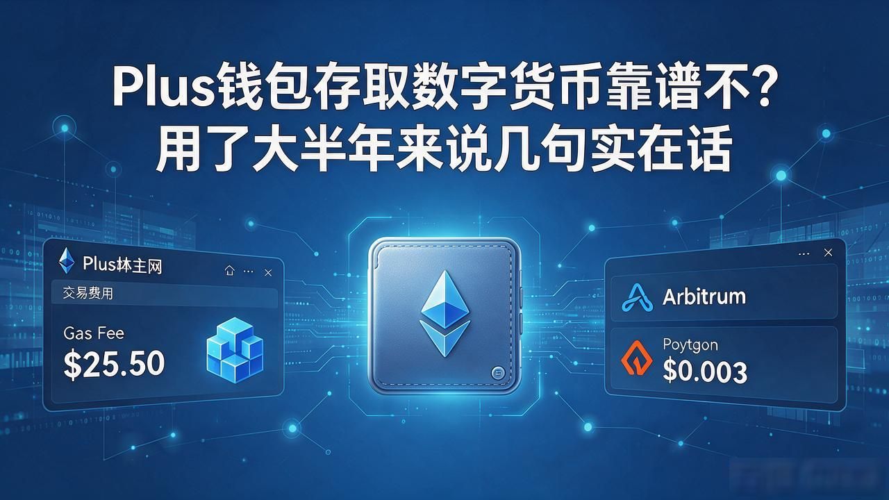 Plus钱包存取数字货币靠谱不？用了大半年来说几句实在话