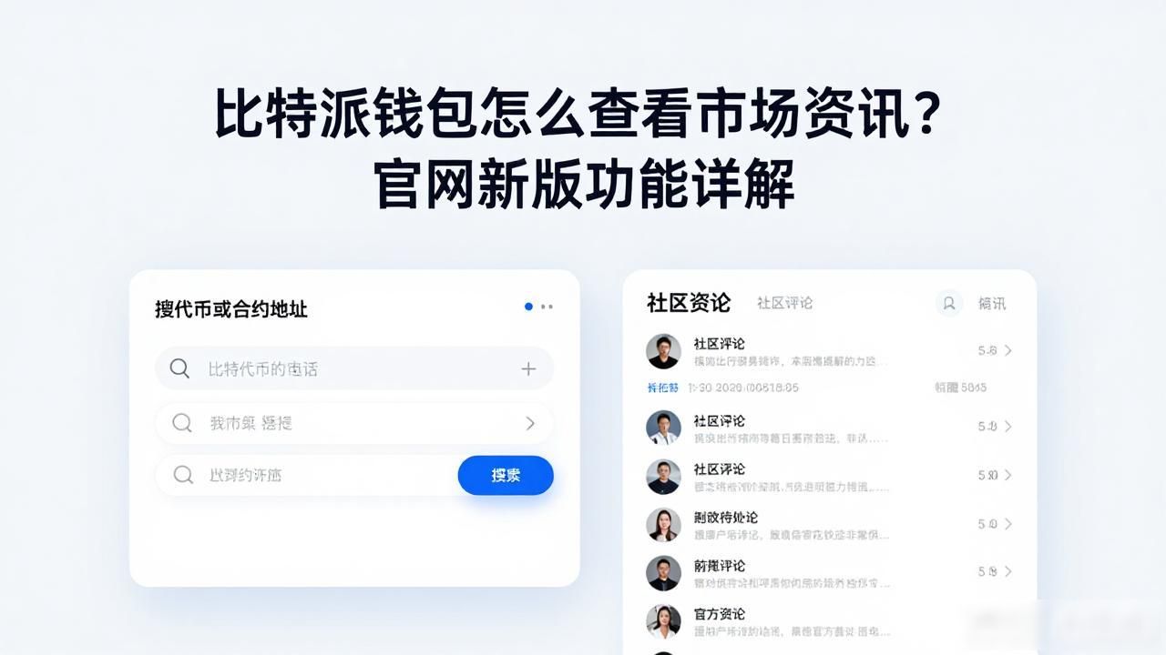 如何通过比特派钱包官网最新版获取市场资讯？_比特派钱包官网资讯栏目_比特派钱包官网市场板块