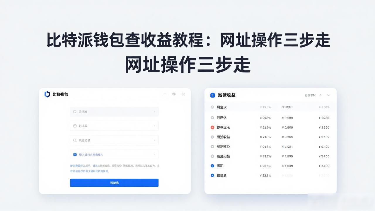 如何通过比特派钱包网址准确查看收益?_资产管理页面收益数据_比特派钱包收益查看